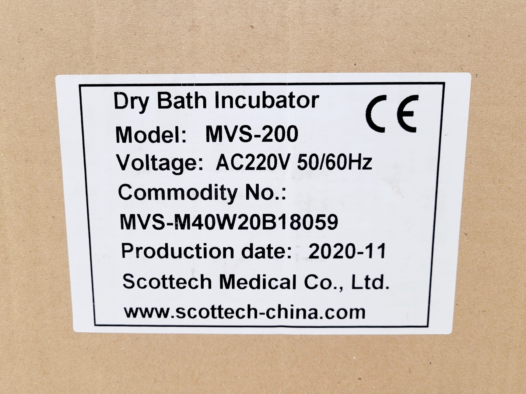 Image of Scottech Medical MVESURE MVS-200 Dry Block Heater