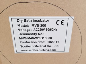 Thumbnail image of Scottech Medical MVESURE MVS-200 Dry Block Heater