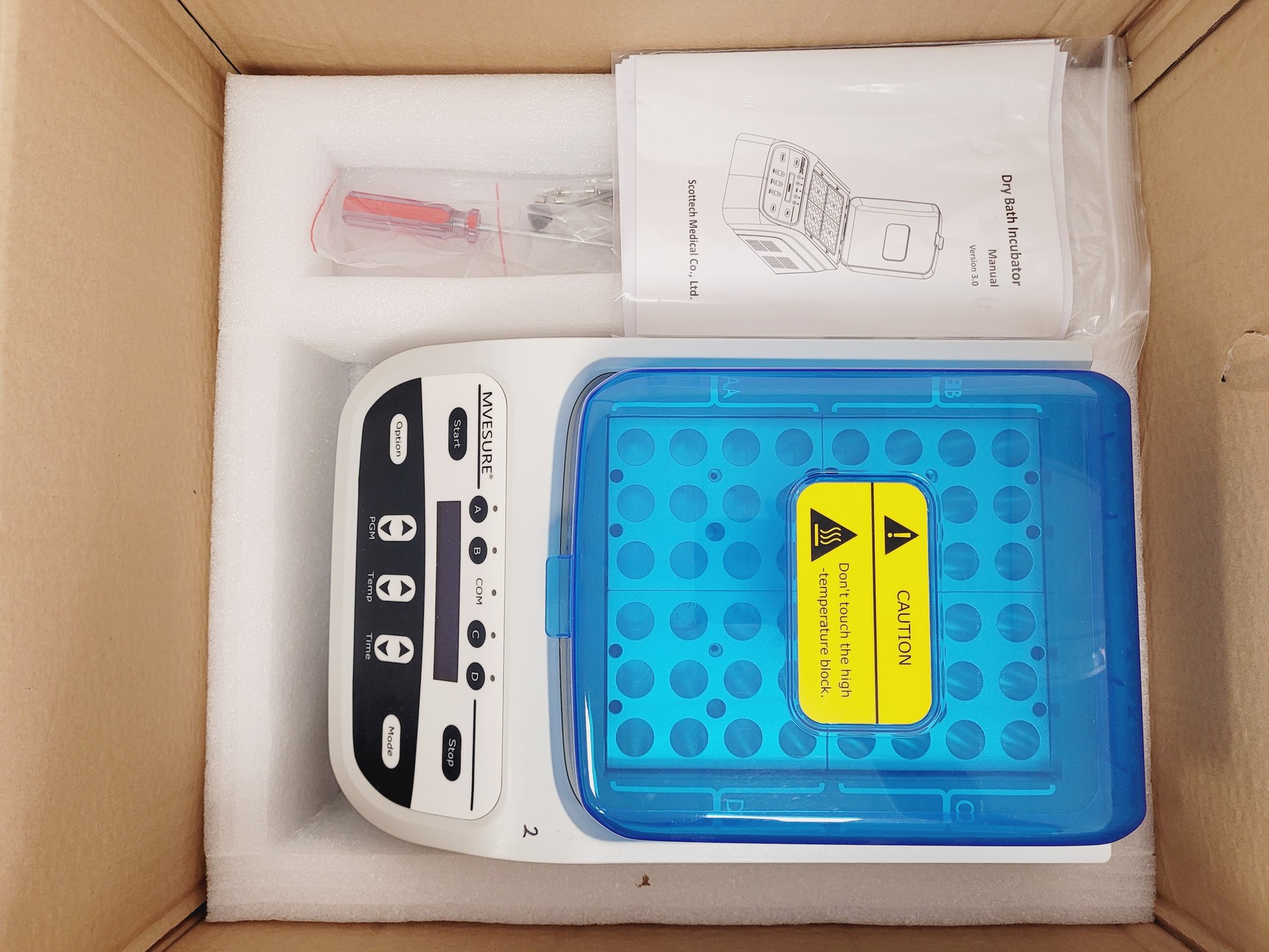 Image of Scottech Medical MVESURE MVS-200 Dry Block Heater