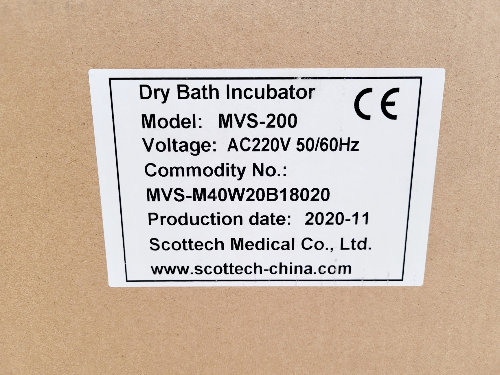 Image of Scottech Medical MVESURE MVS-200 Dry Block Heater