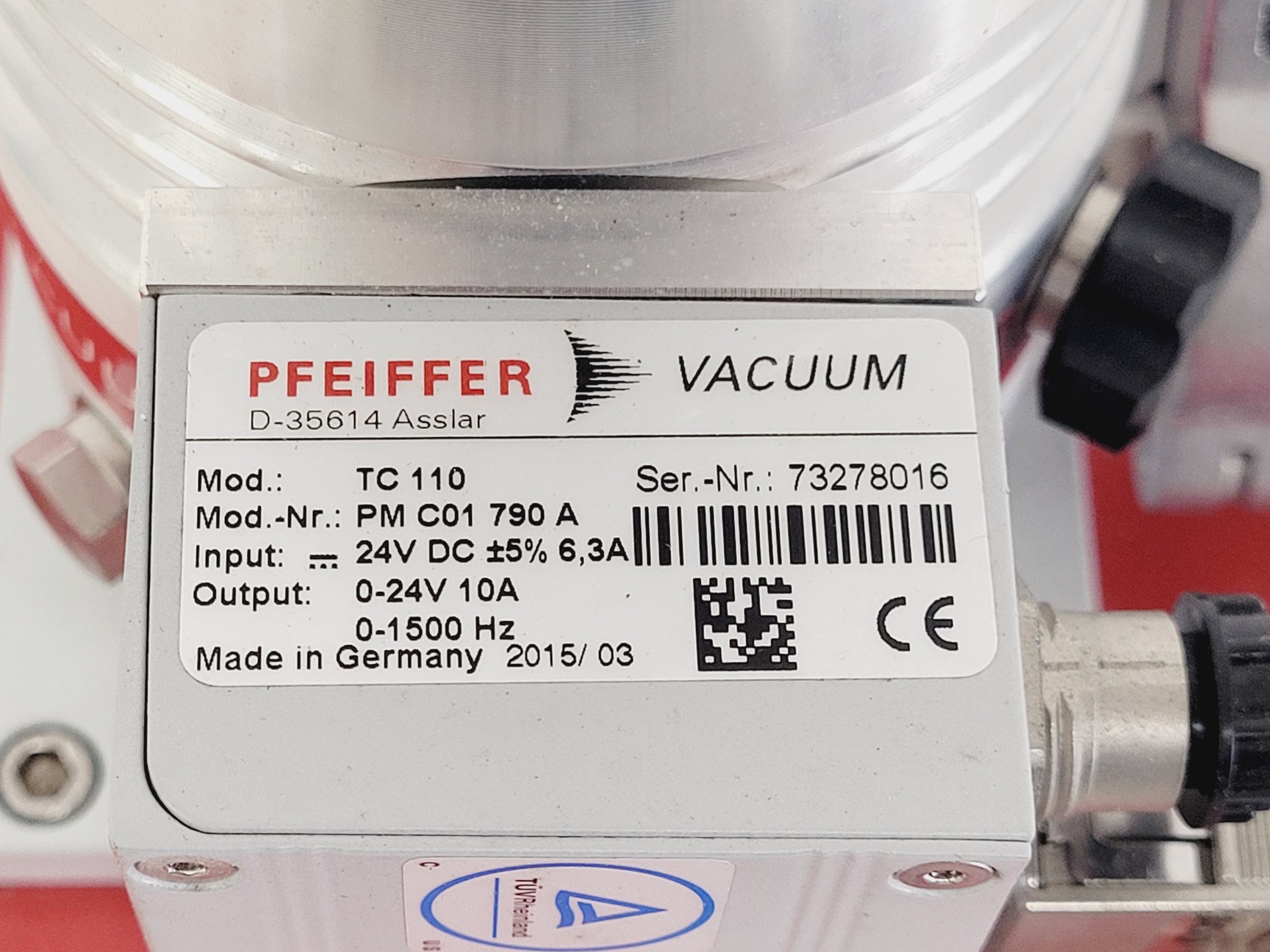 Image of Pfieffer Vaccum HiCube 80 Eco Turbomolecular Pumps (TMP)