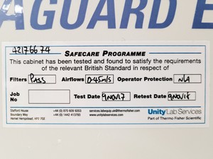 Thumbnail image of Thermo Scientific HERAGuard Eco 1.5 Clean Bench 2017 Lab