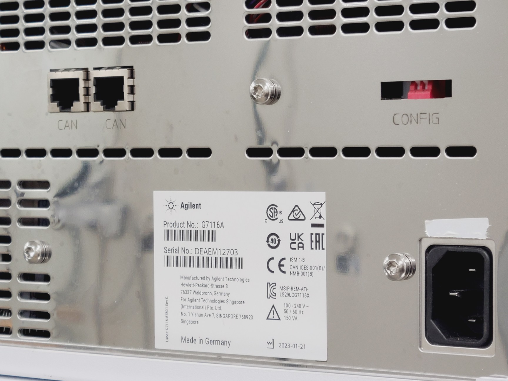 Image of Agilent 1260 Infinity II HPLC System, G7111A, G7167A, G7116A, G7115A Lab