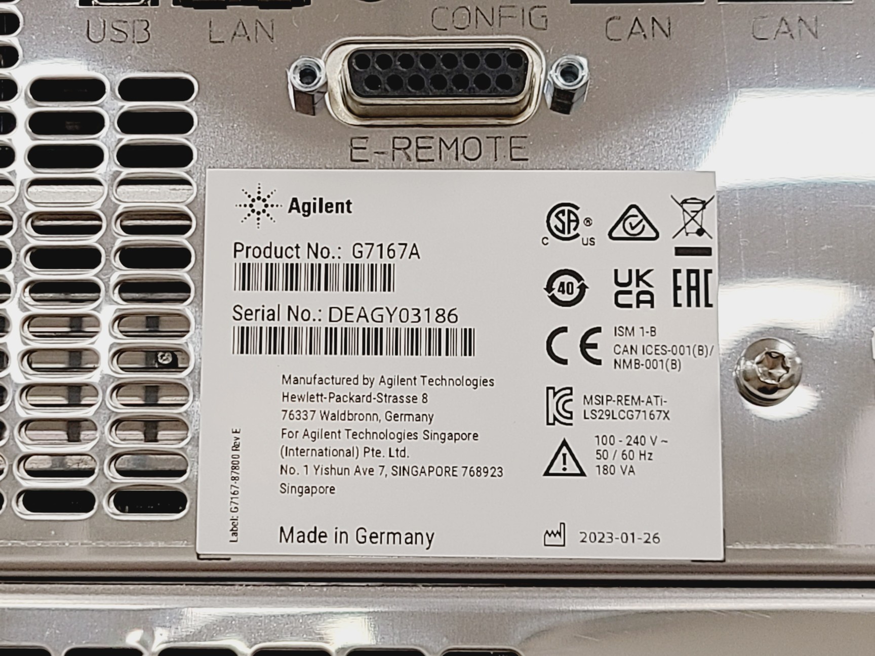 Image of Agilent 1260 Infinity II HPLC System, G7111A, G7167A, G7116A, G7115A Lab