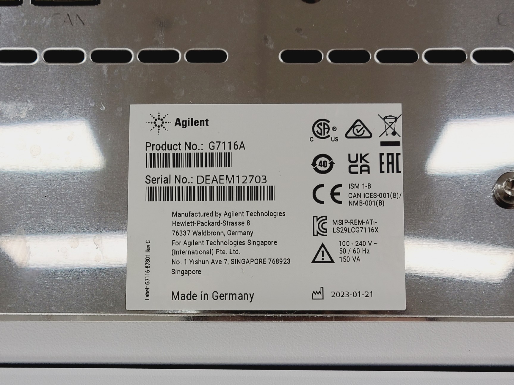 Image of Agilent 1260 Infinity II HPLC System, G7111A, G7167A, G7116A, G7115A Lab