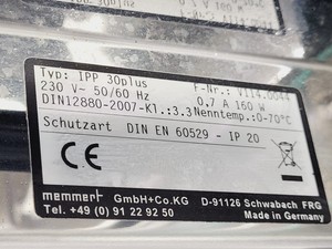 Thumbnail image of Memmert IP55 Plus Peltier Cooled Incubator