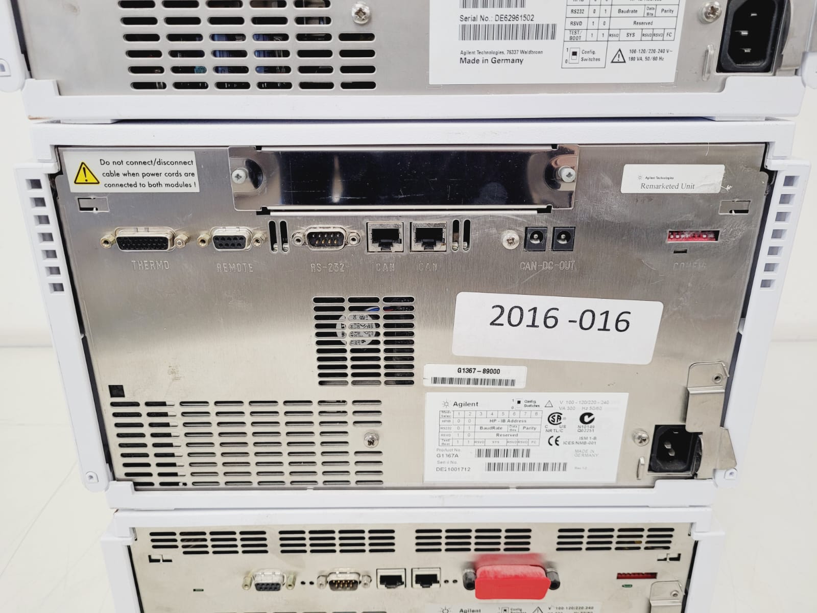 Image of Agilent 1200 Series HPLC System G1316B, G1367A, G1311-89010 & G1322A Lab