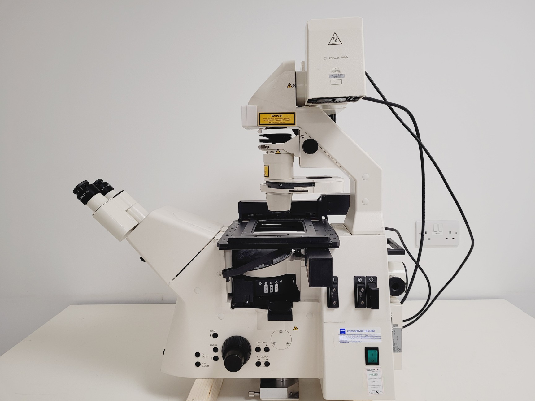 Image of Zeiss Axiovert 200M Confocal Microscope System with LSM510 META & Multi-Laser