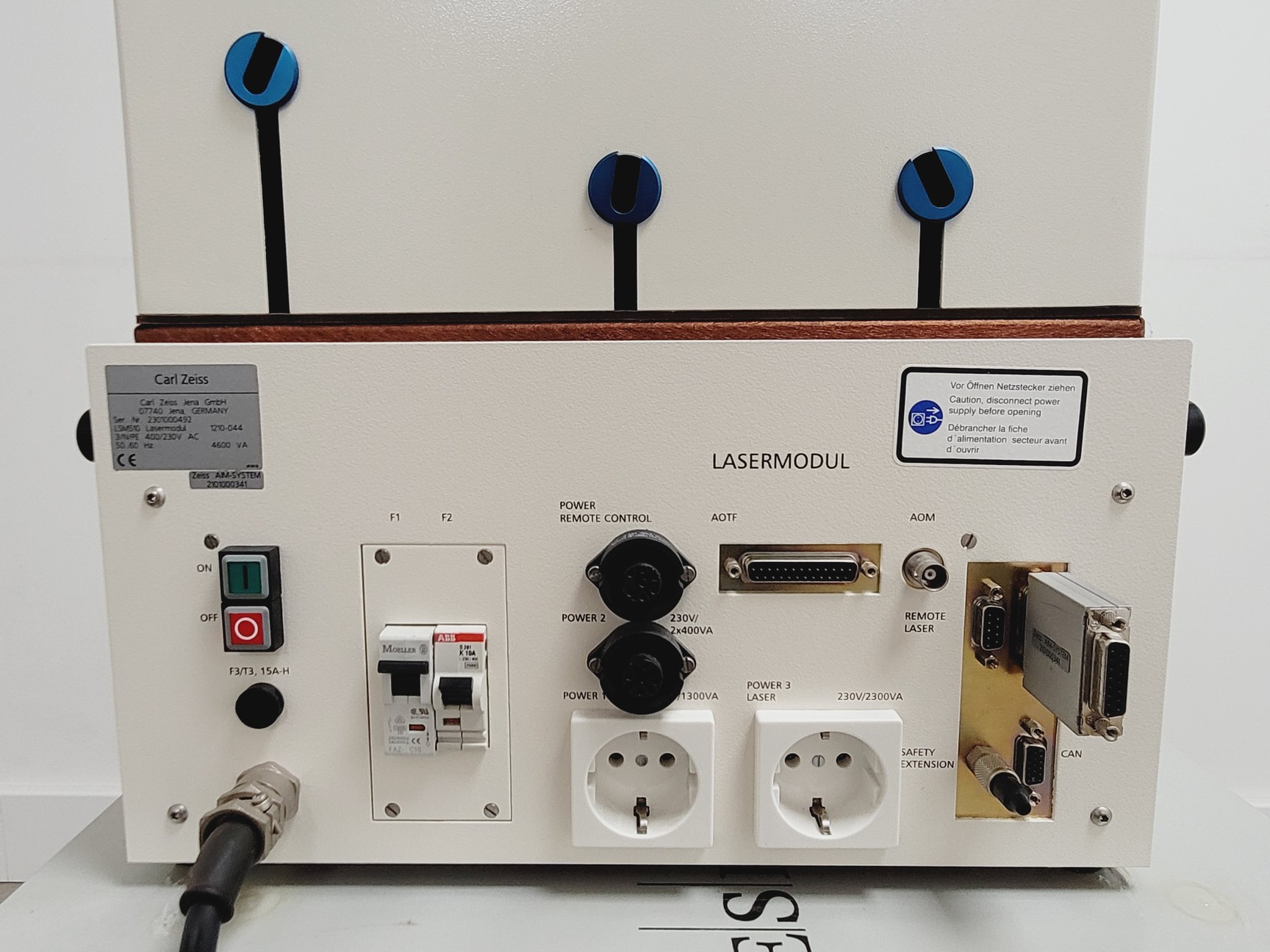 Image of Zeiss Axiovert 200M Confocal Microscope System with LSM510 META & Multi-Laser