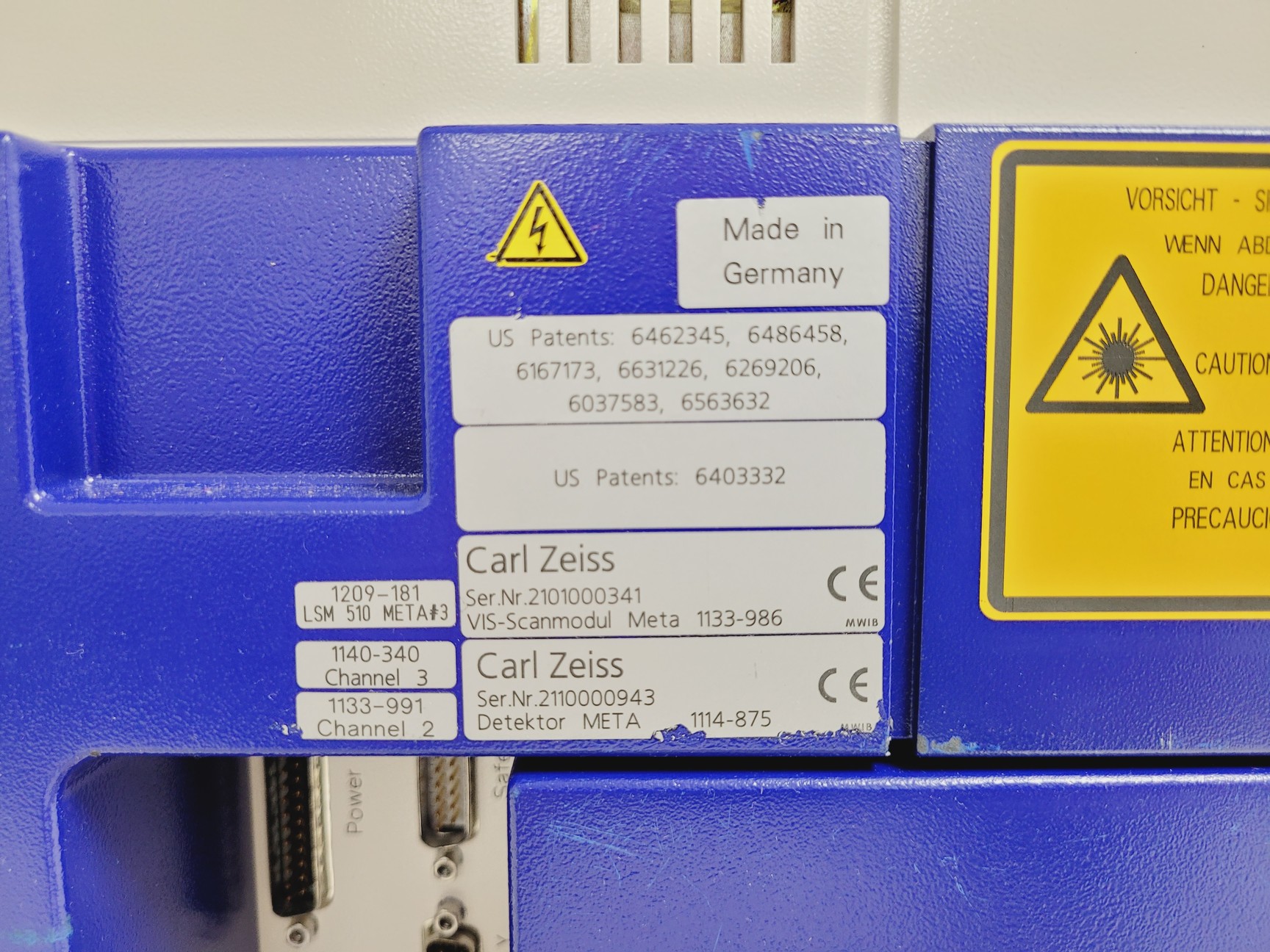 Image of Zeiss Axiovert 200M Confocal Microscope System with LSM510 META & Multi-Laser