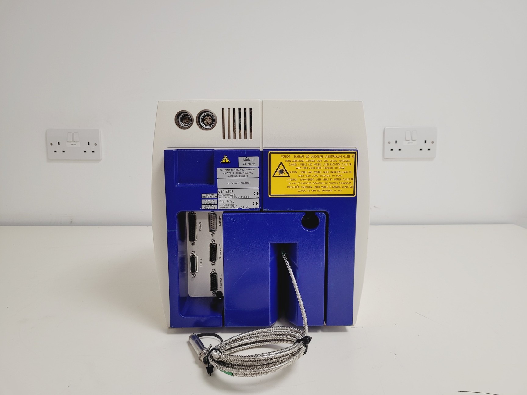 Image of Zeiss Axiovert 200M Confocal Microscope System with LSM510 META & Multi-Laser