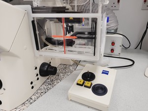 Thumbnail image of Zeiss Axiovert 200M Confocal Microscope System with LSM510 META & Multi-Laser