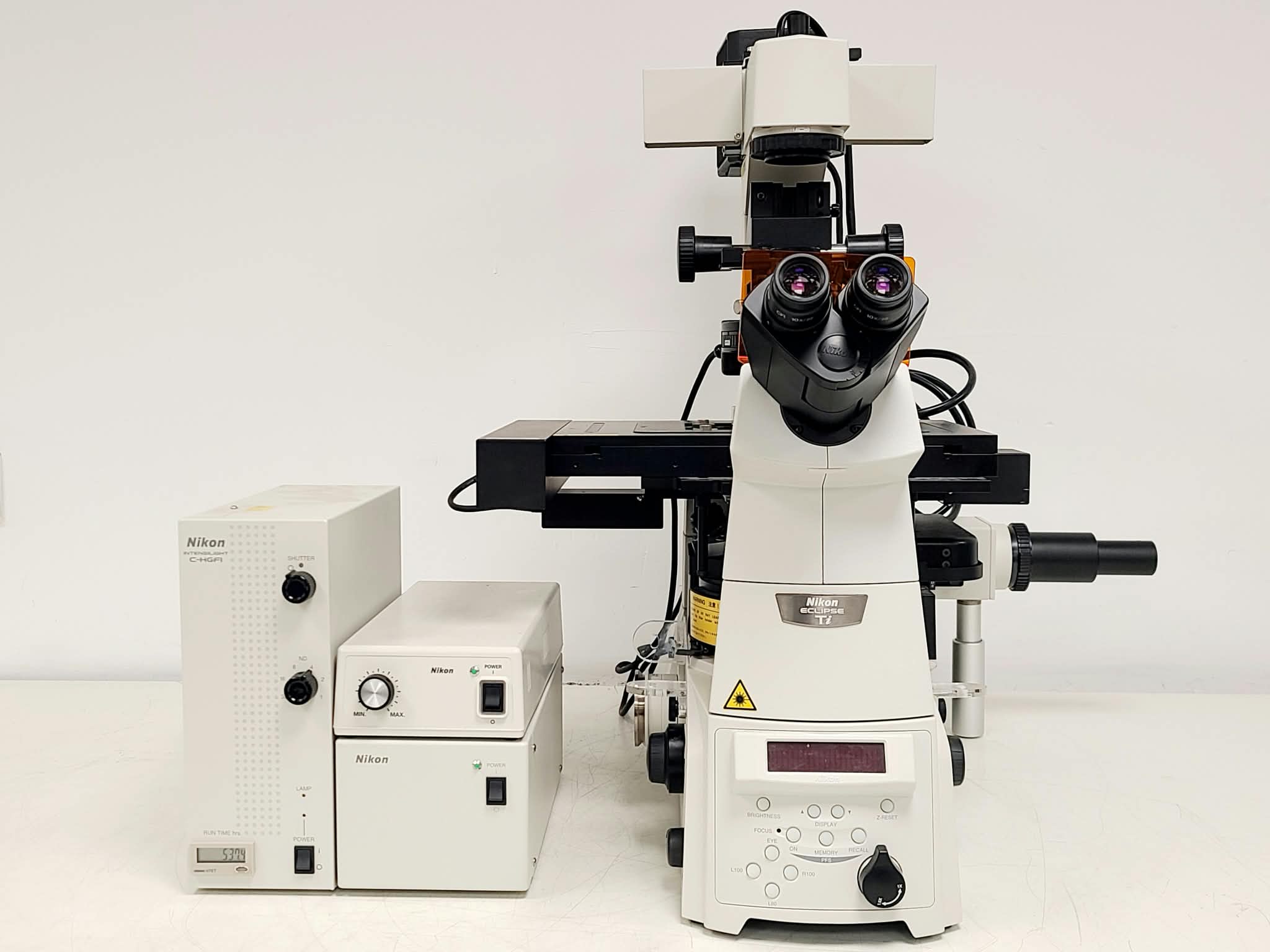 Image of Nikon Eclipse Ti Confocal Microscope System Model TI-DH w/ Intenslight C-HGFI