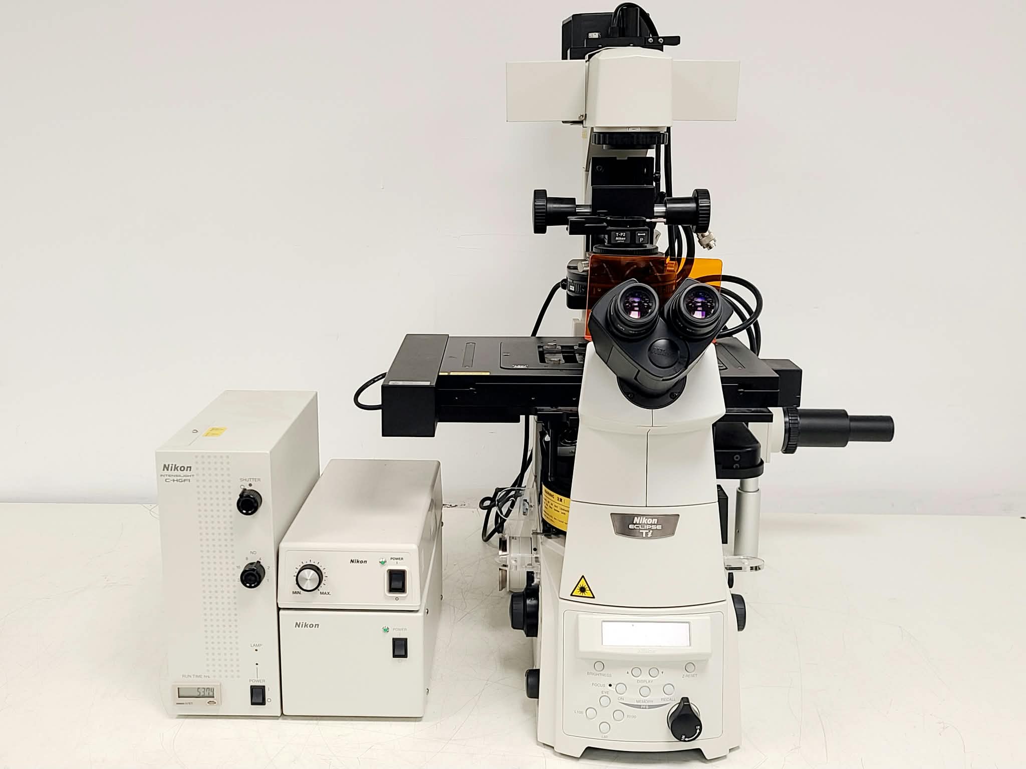 Image of Nikon Eclipse Ti Confocal Microscope System Model TI-DH w/ Intenslight C-HGFI