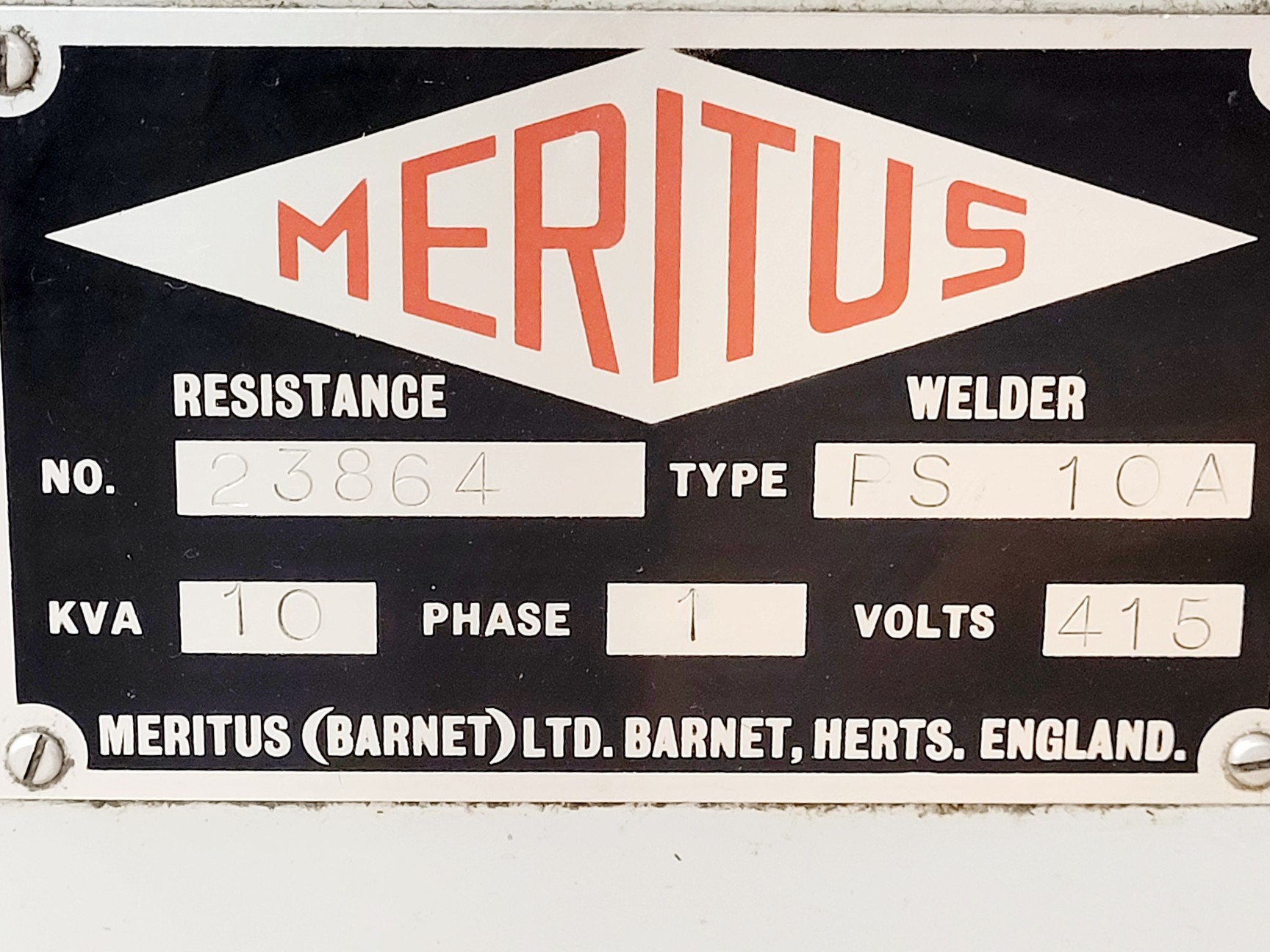Image of Meritus Spot Welder Type PS 10A