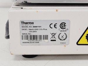 Thumbnail image of Thermo Scientific MaxQ 2000 CO2 Plus Shaking Table Lab
