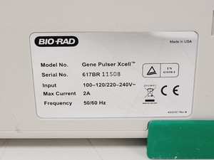 Thumbnail image of Bio-Rad GenePulser Xcell and CE Module Electroporation System Lab