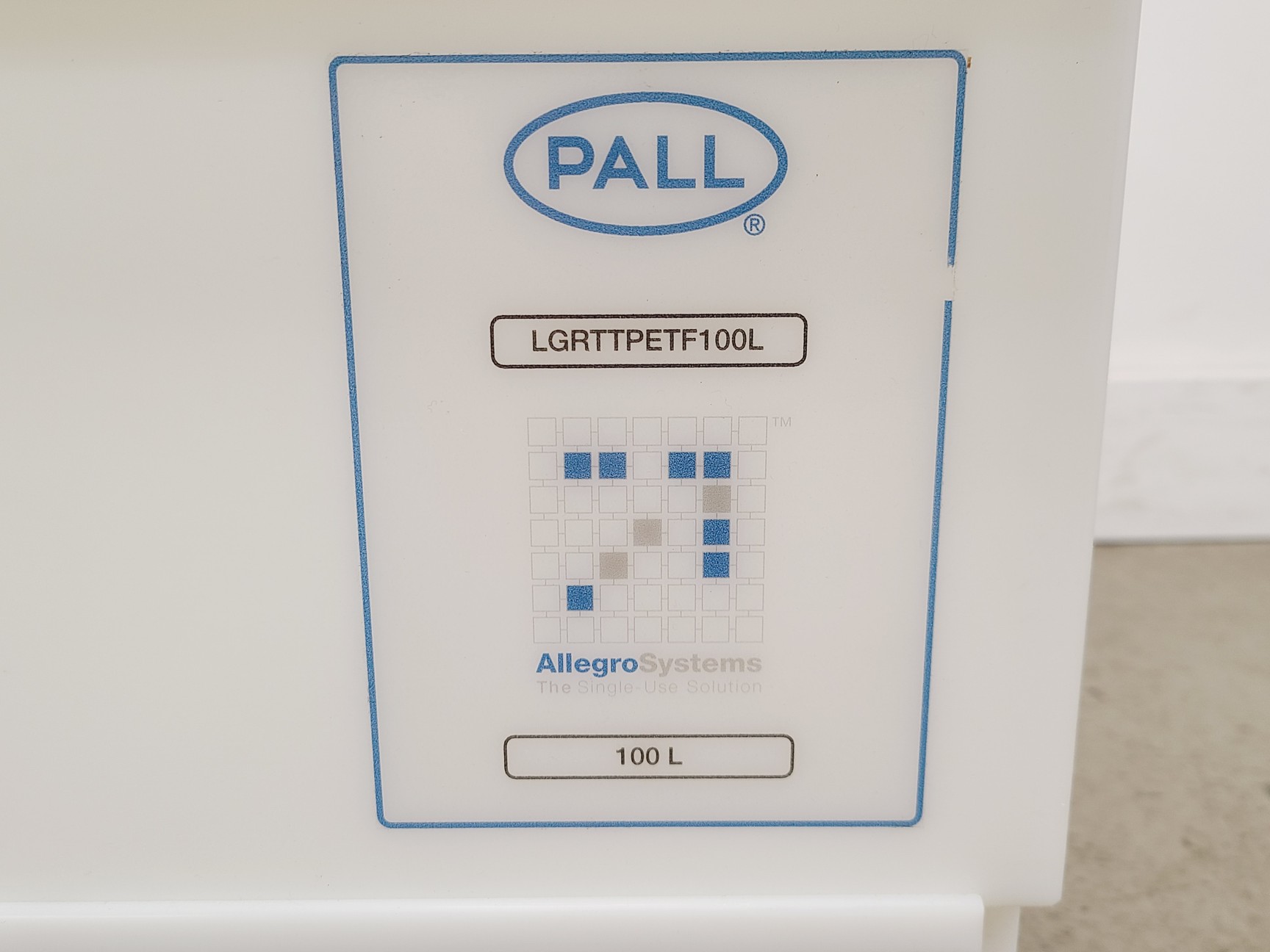 Image of Pall LGRTTPETF100L Storage Tank Lab