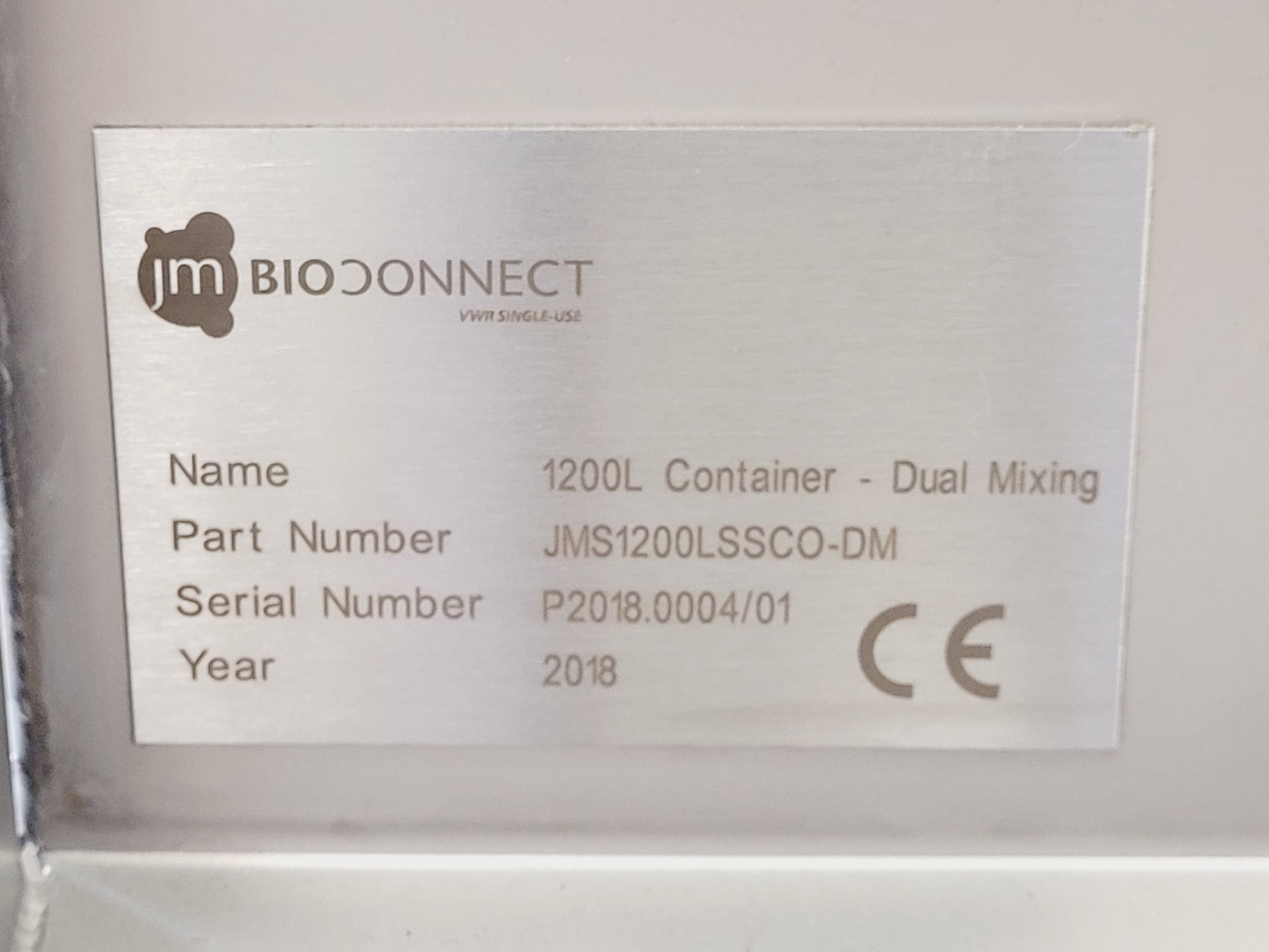Image of JM BioConnect 1200L Container - Dual Mixing Tank Lab
