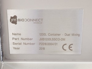 Thumbnail image of JM BioConnect 1200L Container - Dual Mixing Tank Lab