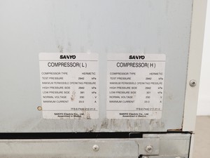 Thumbnail image of Sanyo MDF-U76V Ultra Low Temp Freezer