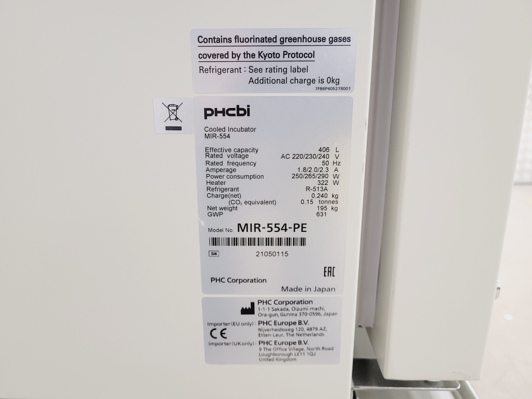 Image of PHCBI MIR-554-PE Cooled Incubator