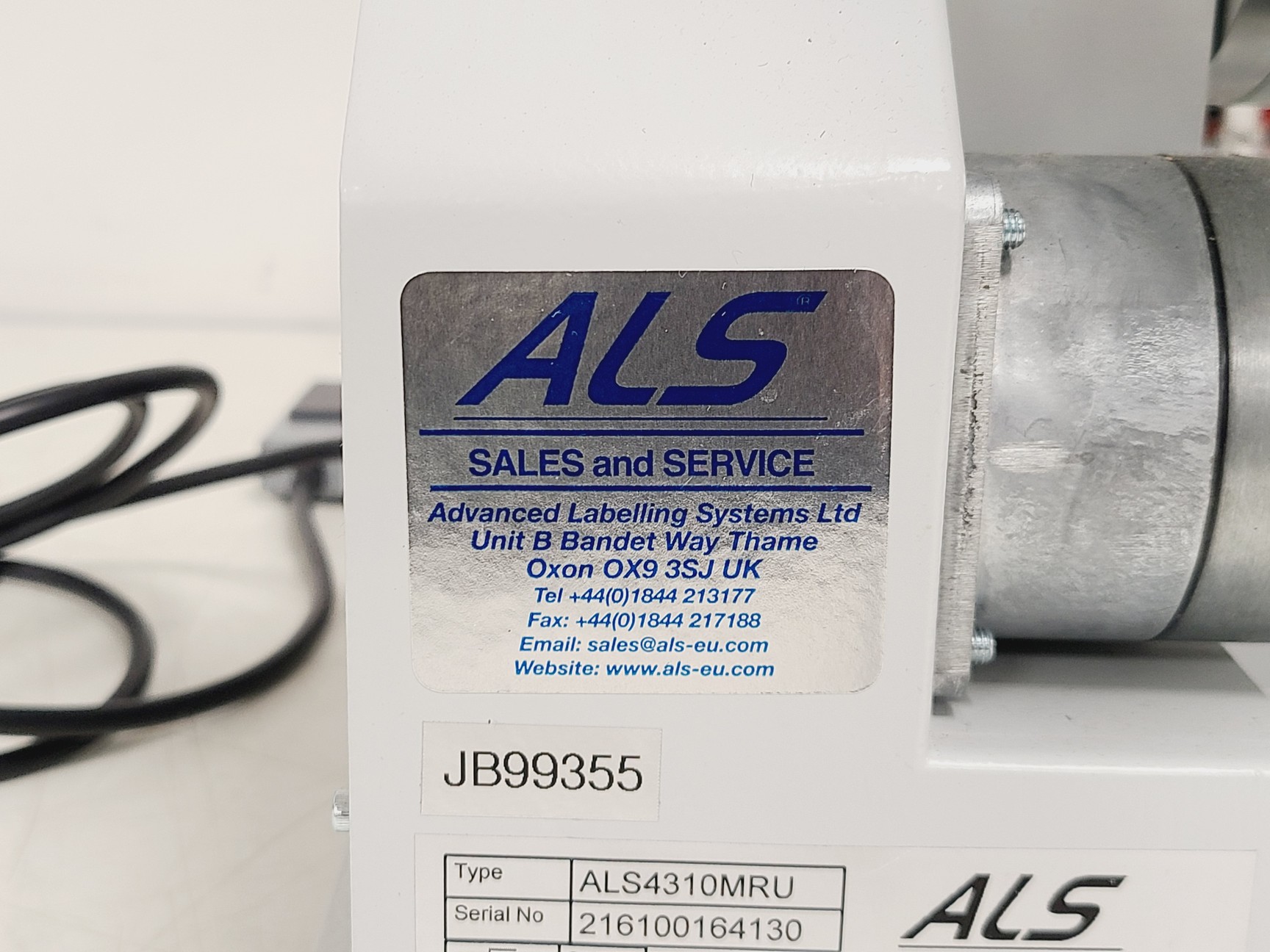 Image of Automatic Label Applier Multi-Roller Unit Model ALS4310MRU 