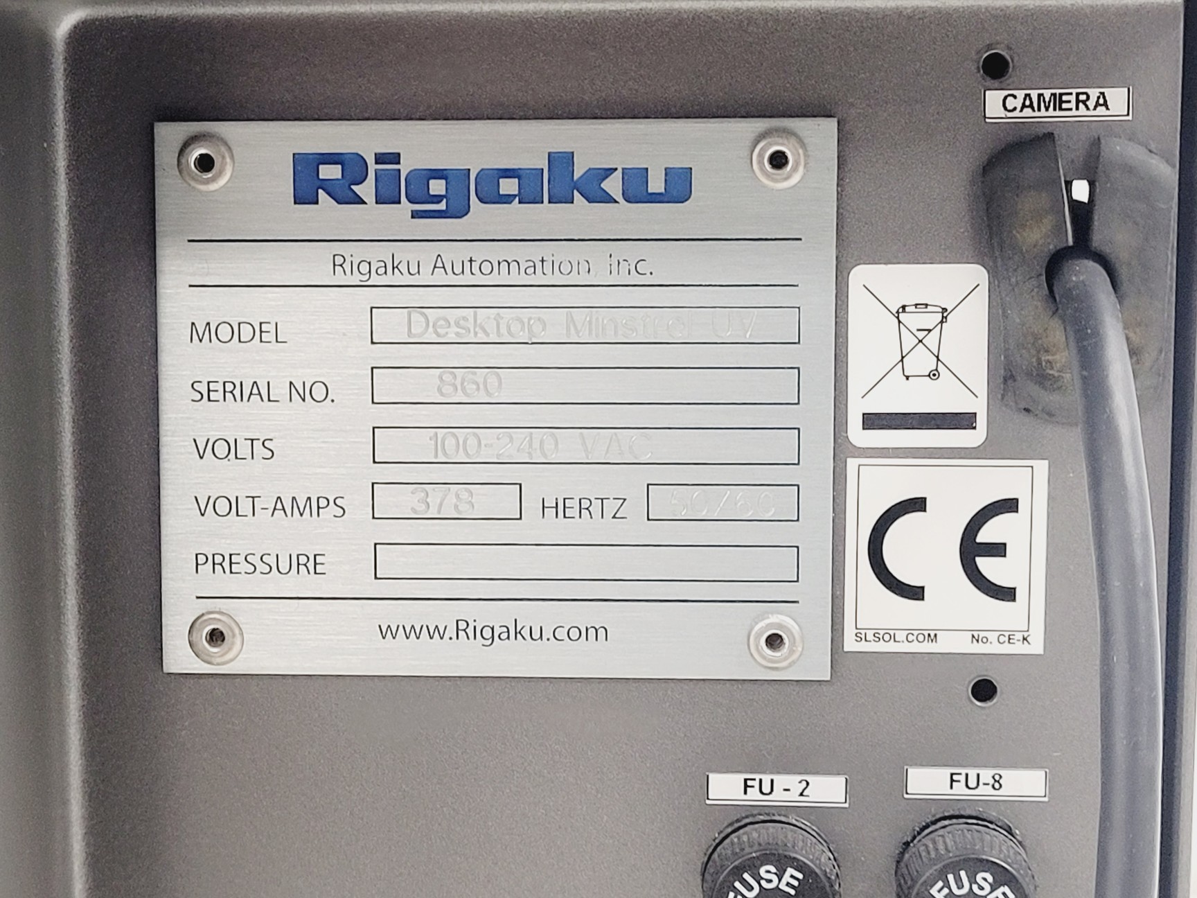 Image of Rigaku X-Ray Crystallography System Alchemist Minstrel UV Gallery DT