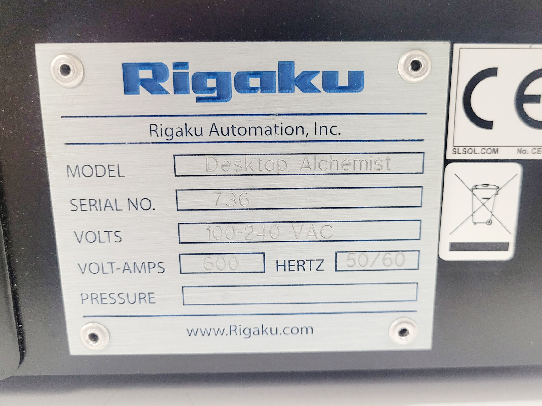 Image of Rigaku X-Ray Crystallography System Alchemist Minstrel UV Gallery DT
