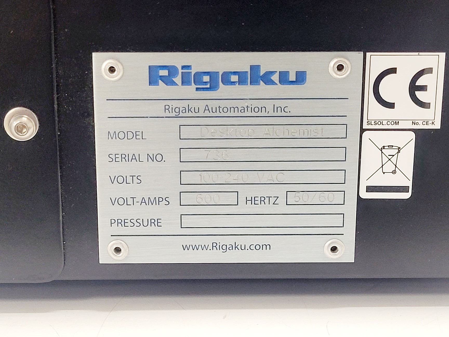 Image of Rigaku X-Ray Crystallography System Alchemist Minstrel UV Gallery DT