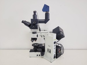 Thumbnail image of Olympus BX60F5 Microscope w/ 4 x Objectives 5/10/20/50x LMPlanFl UMPlanFl Lab