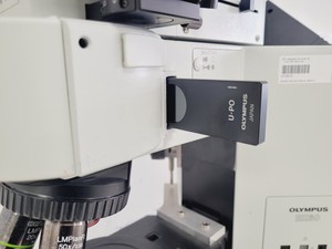 Thumbnail image of Olympus BX60F5 Microscope w/ 4 x Objectives 5/10/20/50x LMPlanFl UMPlanFl Lab