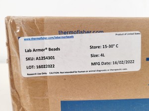 Thumbnail image of 5 x Boxes of Thermo Fisher Scientific Lab Armour Beads 4L