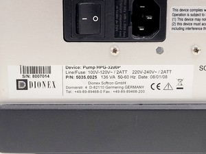 Thumbnail image of Dionex UltiMate 3000 HPG-3200P HPLC Module Lab