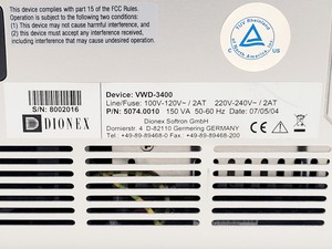 Thumbnail image of Dionex UlitMate 3000 Variable Wavelength Detector Lab