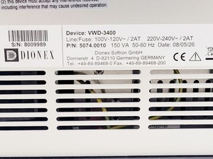 Thumbnail image of Dionex UltiMate 3000 Variable Wavelength Detector Lab