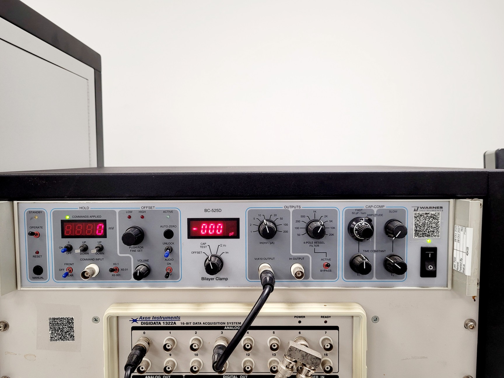 Image of Warner Instruments BC-525D, Controller & Axon Instruments Digidata 1322A System