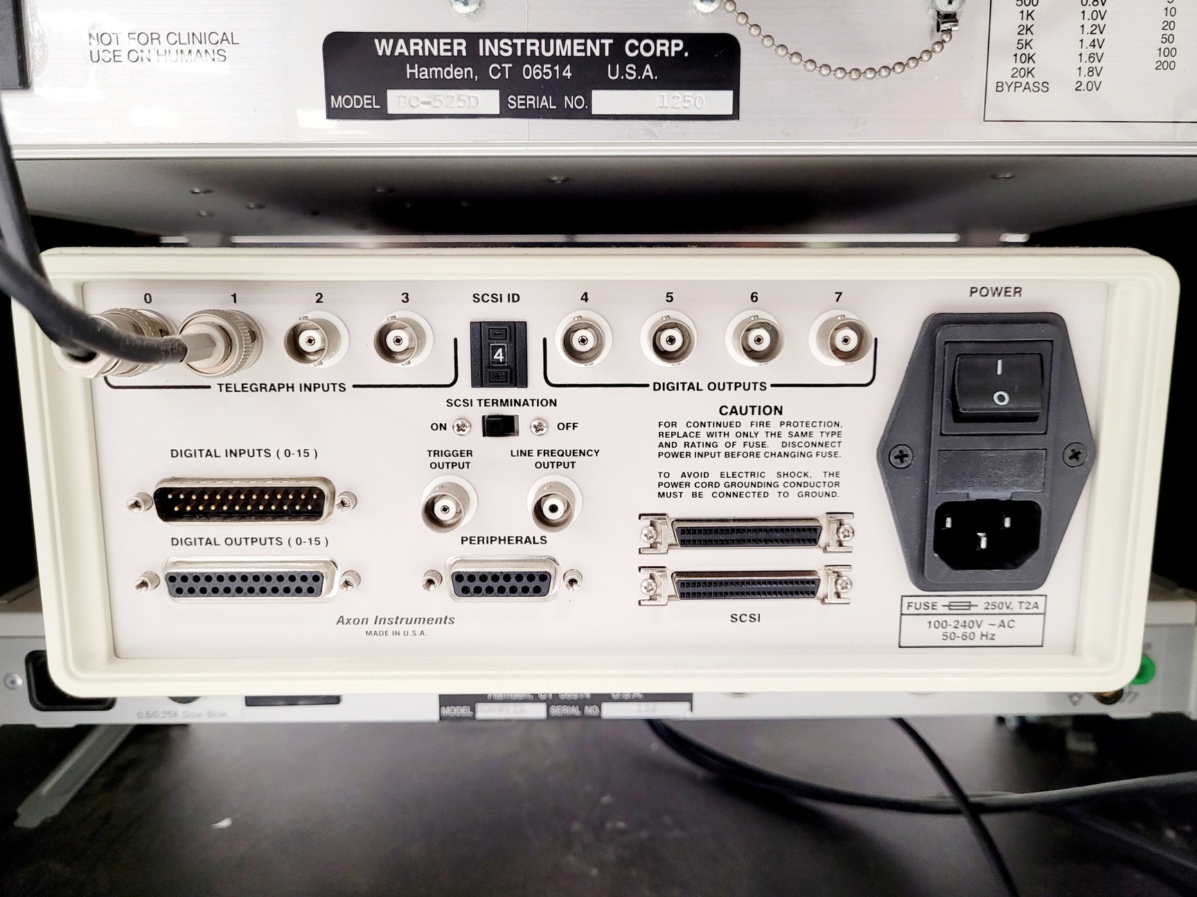 Image of Warner Instruments BC-525D, Controller & Axon Instruments Digidata 1322A System