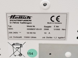 Thumbnail image of Hettich Rotanta 460R Centrifuge