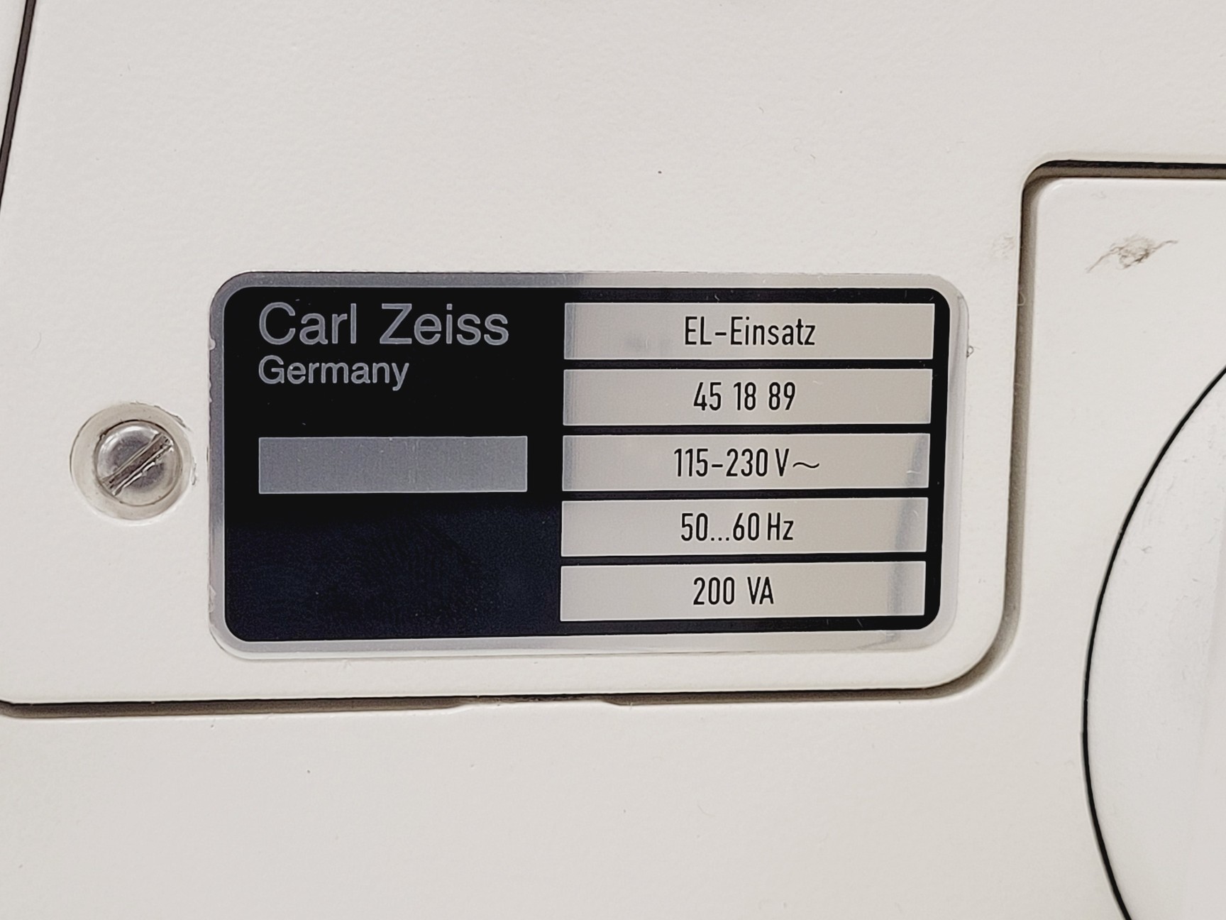 Image of Carl Zeiss Axioplan Compound Microscope w/ 3 x Objectives 4x/10x/100x