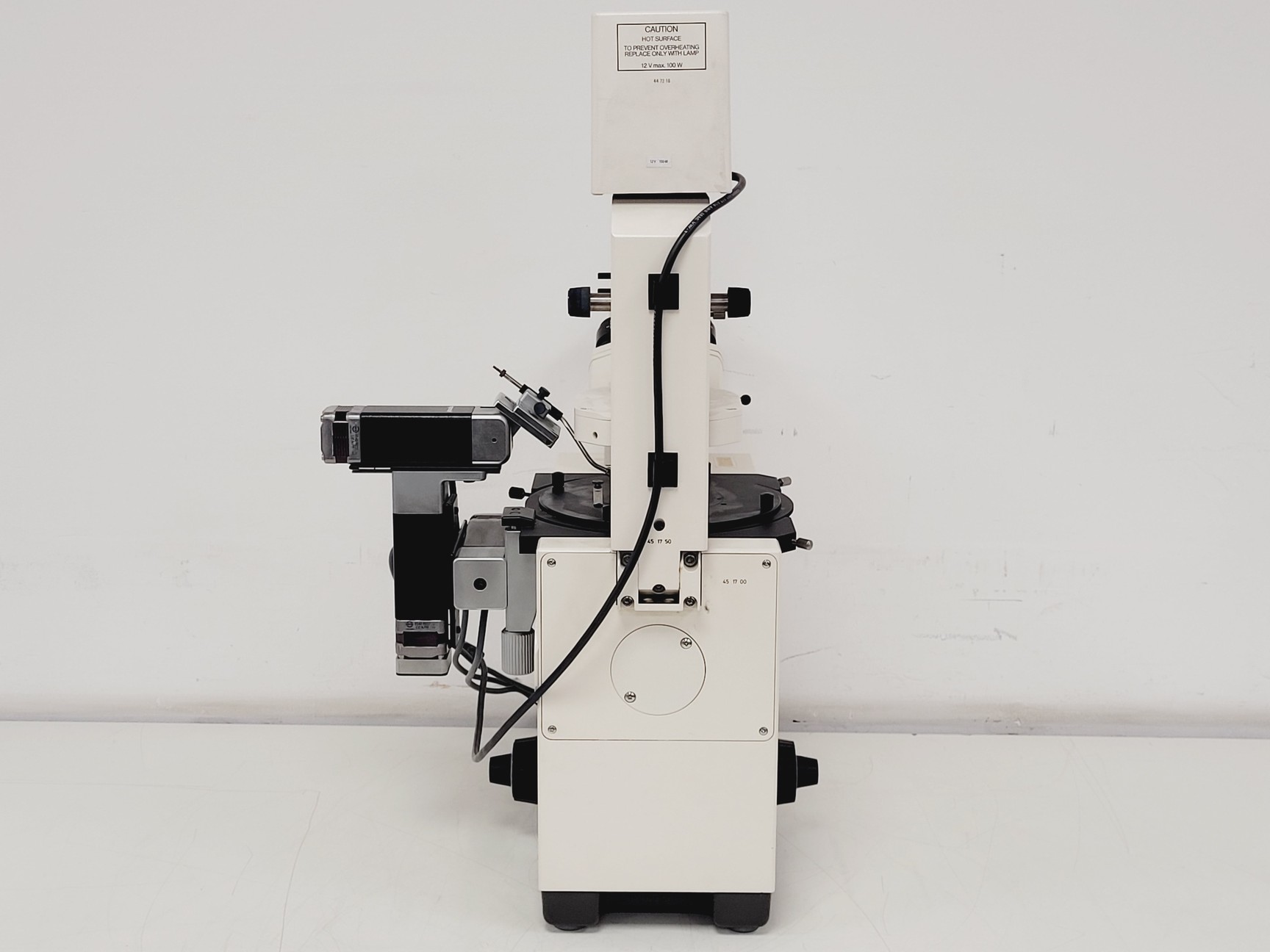 Image of Carl Zeiss Axiovert 10 Inverted Microscope w/ Plan-NEOFLUER 100X/1,30 Oil 44 40 
