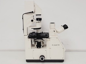 Thumbnail image of Carl Zeiss Axiovert 10 Inverted Microscope w/ Plan-NEOFLUER 100X/1,30 Oil 44 40 