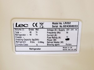 Thumbnail image of LTE Qualicool LR202 Lab Cooled Incubator