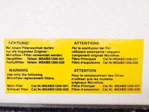 Thumbnail image of Microflow Advanced Bio Safety Cabinet ABS1200CLS2-Mk2