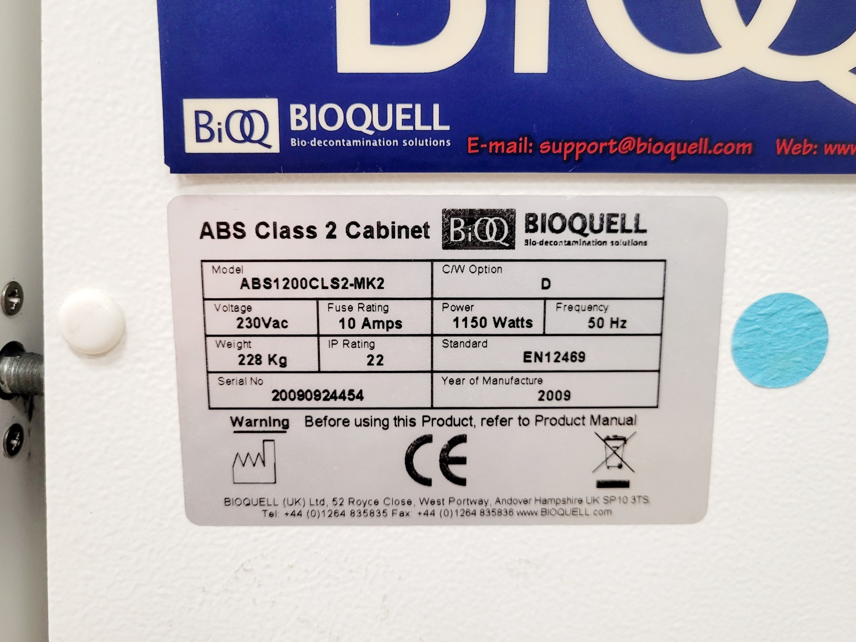 Image of Microflow Advanced Bio Safety Cabinet ABS1200CLS2-Mk2