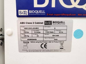 Thumbnail image of Microflow Advanced Bio Safety Cabinet ABS1200CLS2-Mk2