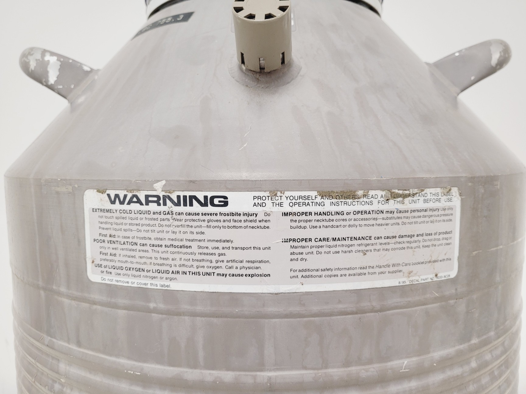 Image of Taylor-Wharton 35HC Liquid Nitrogen Dewar