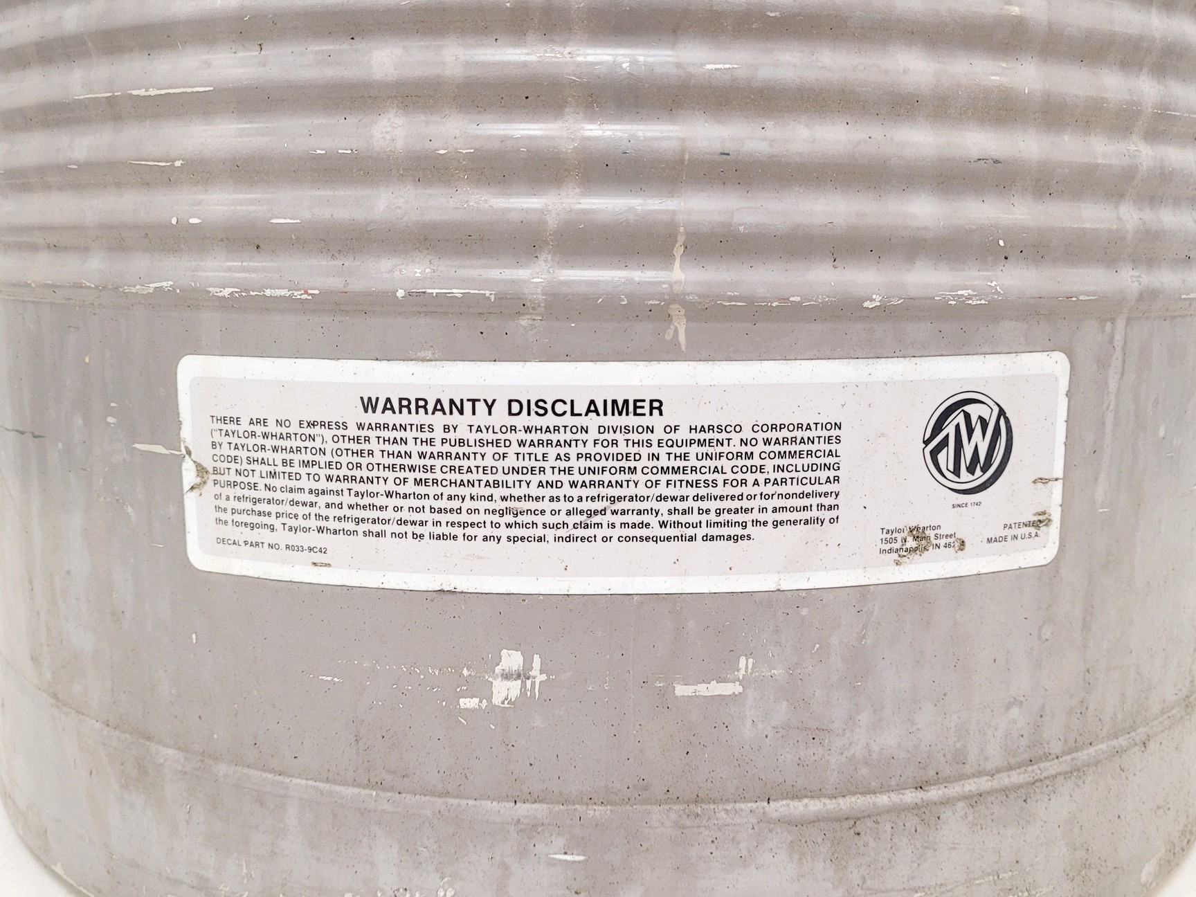 Image of Taylor-Wharton 35HC Liquid Nitrogen Dewar