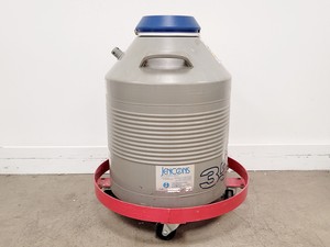 Thumbnail image of Taylor-Wharton 35 VHC Liquid Nitrogen Dewar w/ Wheeled Base 