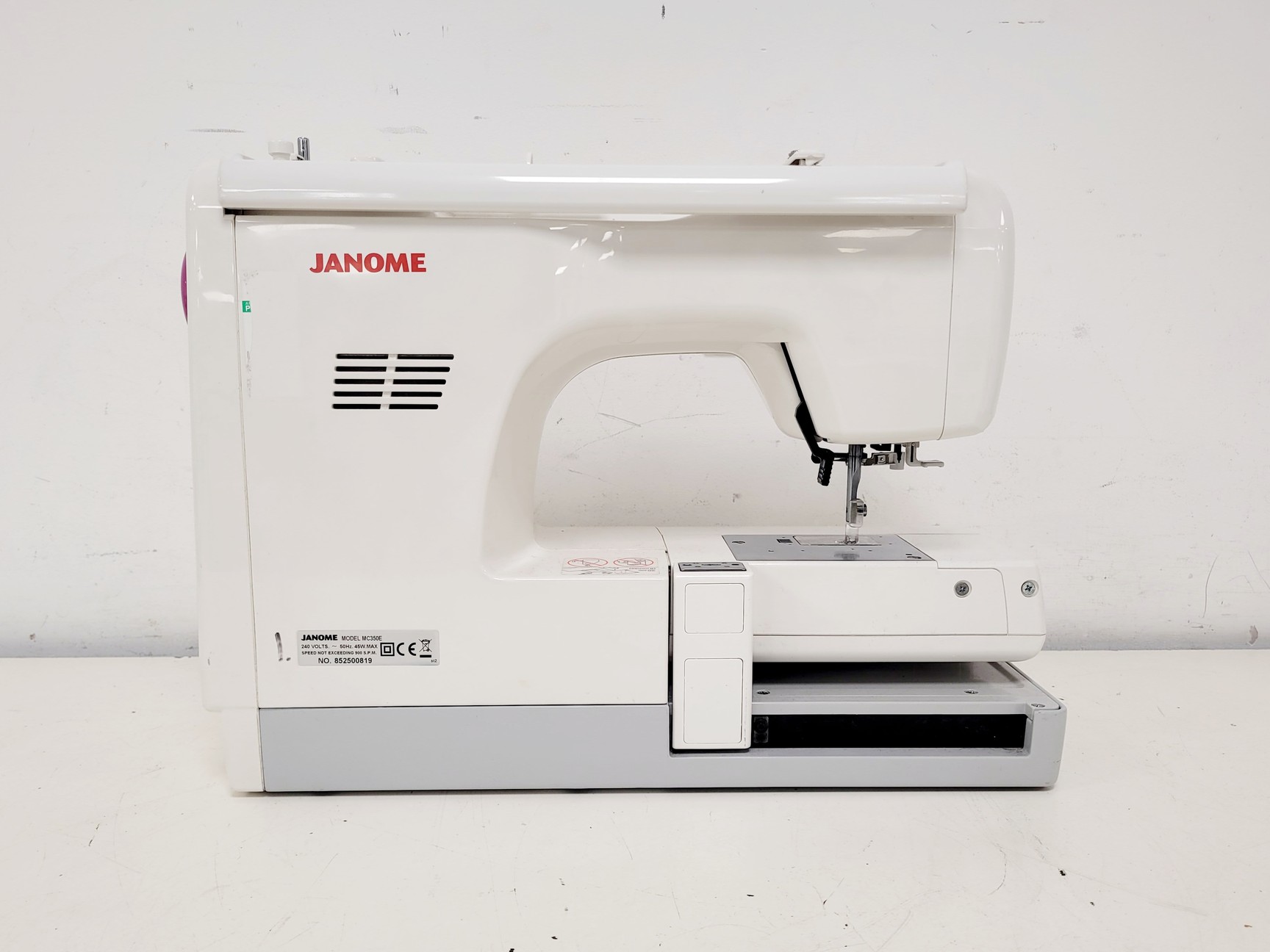 Image of Janome Memory Craft 350 Sewing/Embroidery Machine MC350E
